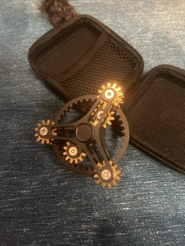 Black brass fidget - &, spinner