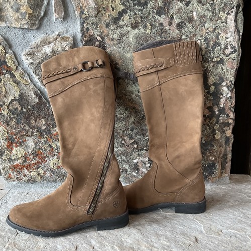 Ariat brown leather tall - ariat,