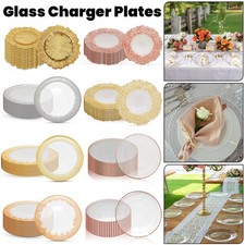Glass Charger Plates Wedding