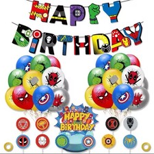 Superhero party set balloons - party,