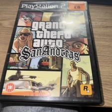 Grand Theft Auto: San Andreas (Sony PlayStation 2, 2004) Complete With Map