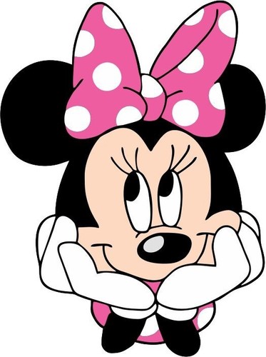 Minnie mouse face edible - face,
