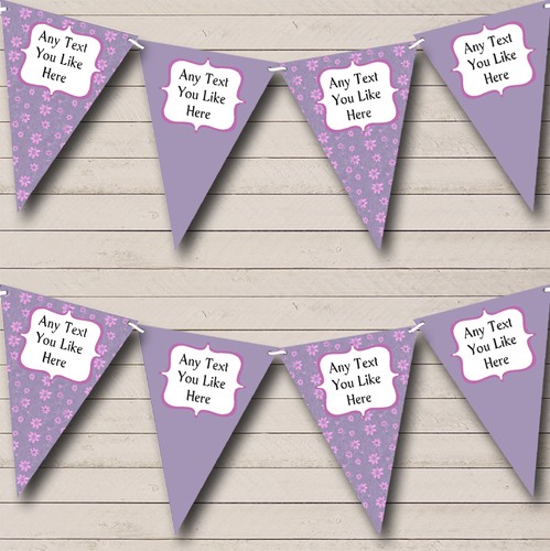 Purple pink floral - purple,