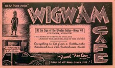 WIGWAM CAFE, COLUMBIA