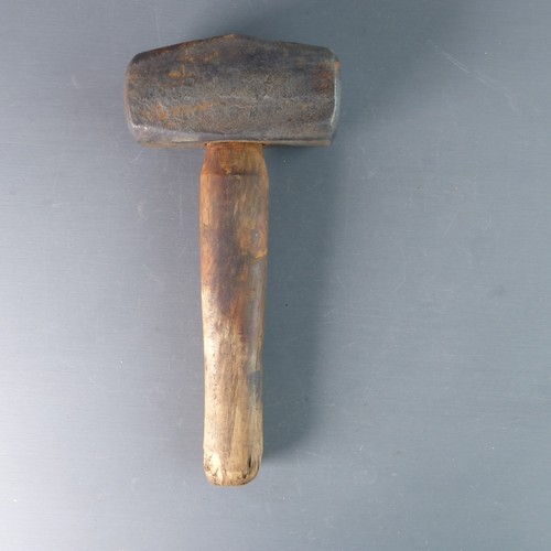 Vintage 4lb lump hammer - lump,