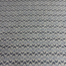 Nina Campbell Woven Flamestitch Upholstery Fabric- Dumas Blue 4.70 yd NCF4470-06