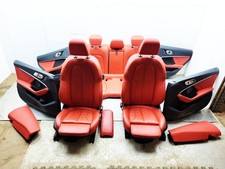 BMW 2 SERIES F44 COMPLETE RED LEATHER HEATED SEAT INTERIOR SET MAGMAROT RED 2021