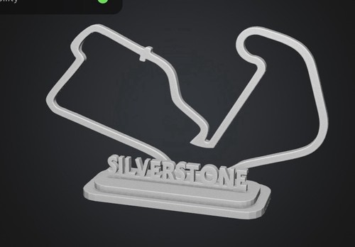 Silverstone plaque 15cm - silverstone,