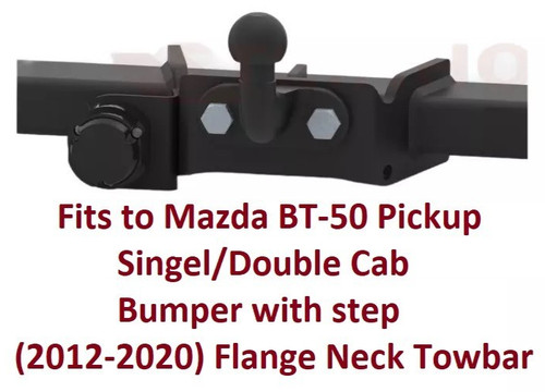 Flange neck tow bar for - neck,