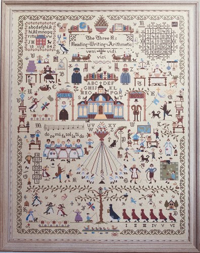 Cross stitch chart - chart, days