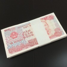 Banknote bundle vietnam - banknote, vietnam.