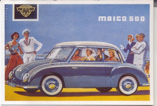 Maico 500 modern postcard - modern,