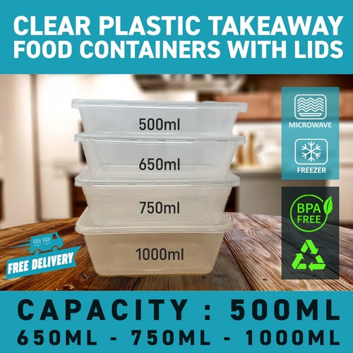 Takeaway food containers with - containers,