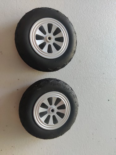 Wheel set flite 51d 1 - e-flite, p-51d
