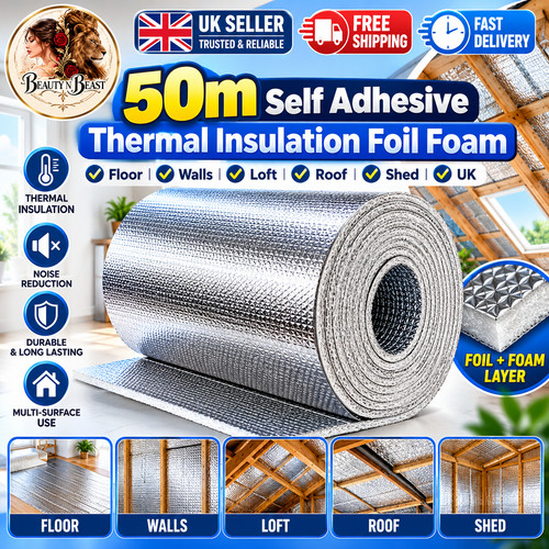50m self adhesive thermal - 50m,