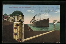 Postcard passenger ship Cap