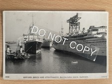 Shipping - Orford, Orion & Strathmore Buccleugh Dock, Barrow.     Sankeys RPPC.