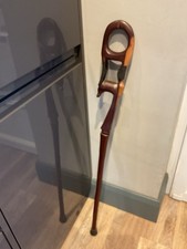 African Giraffe Head Walking Stick Rosewood 38 Inches