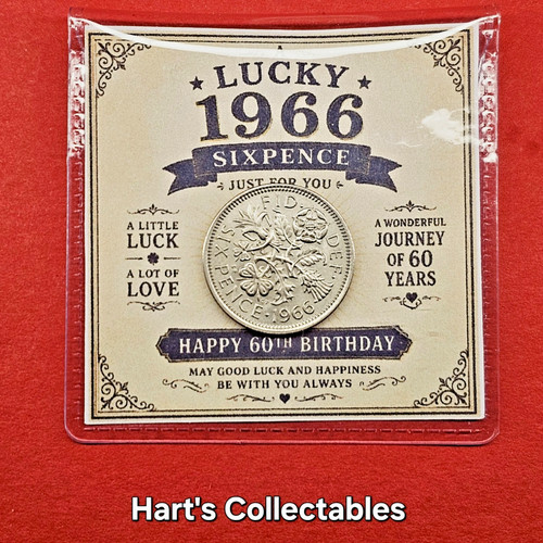 Lucky 1966 sixpence - 1966,