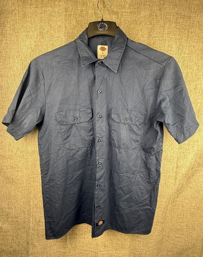 Dickies navy men work shirt - dickies, men's
