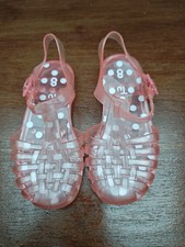 Pink Spotty Jelly Shoes Infant