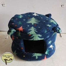 Hunty's cosy 10'' round house. 7''high hammock/bed. Chinchilla , etc. Xmas