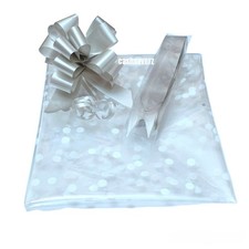 1 - 10M White Dots Cellophane