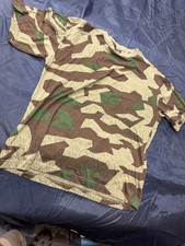 German Army WW2 Splinter Camo T-Shirt Military 100% Cotton Army Top