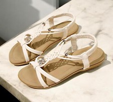 Women Flat Sandals Faux