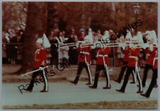 Military Soldier Army Photo Unknown Regiment Band Playing Trombones Marching