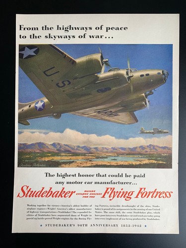 Vintage 1942 studebaker flying - 1942,
