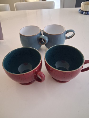 Denby small tea coffee mugs - small,