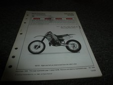 1986 Honda CR500R Dirt Bike