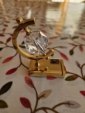 Swarovski Crystal Globe Desk