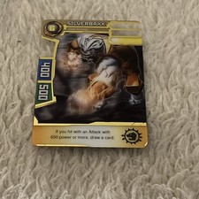 Rare Redakai Sliverbaxx Gold Animal Card