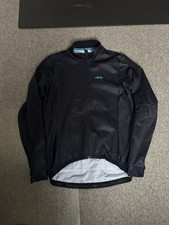 DHB Thermal Sofshell Mens Jacket Large Blue Full Zip Fleece Lined