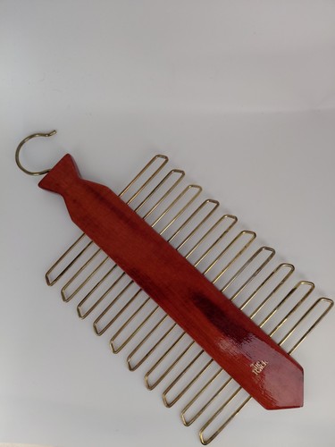 Vintage tie rack wooden - vintage,