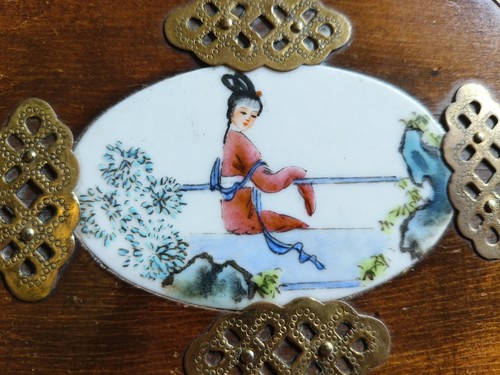 Chinese solid wood jewelry box - solid,