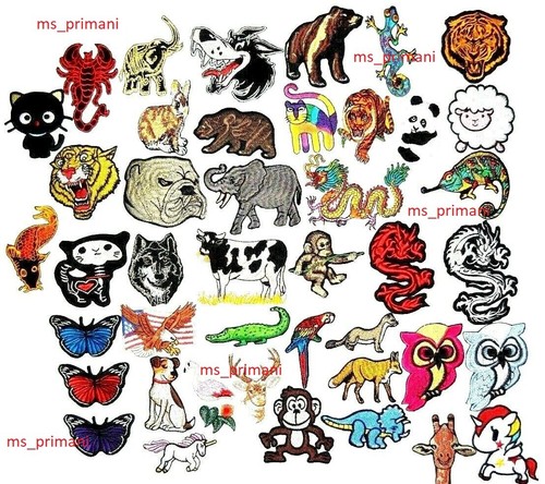 Animals birds fish embroidered - birds,