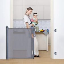Retractable Baby Gate 0-180cm, Extra Tall 84cm Safety Gate for Kids & Pet COMOMY