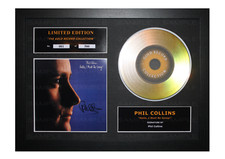 Phil Collins Signed Gold Disc