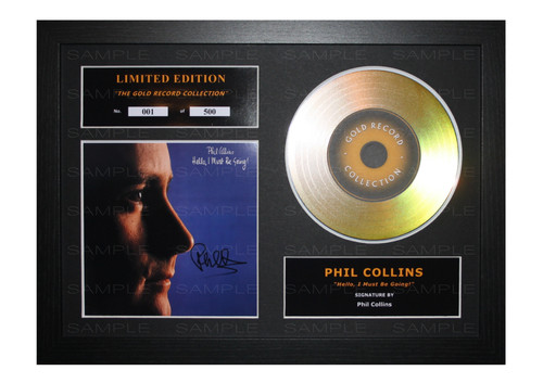 Phil collins signed - signed, gold
