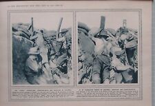 1915 WWI WW1 PRINT AUSTRALIANS PERISCOPE-RIFLE IN GALLIPOLI - AUSTRALIAN TRENCH