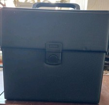 Vintage 1980s Record Storage Case Complete With 36 Singles