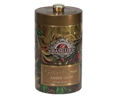 Basilur tea amber - amber, tin