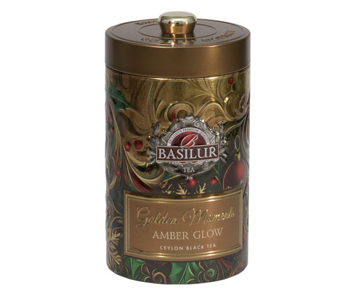 Basilur tea amber glow - amber, tin