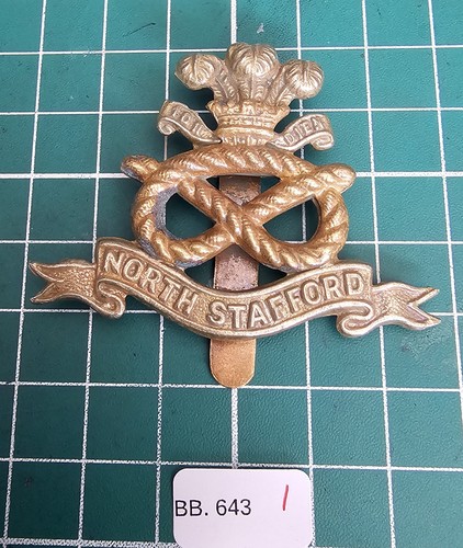 North stafford cap badge - stafford,