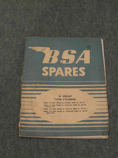 BSA "A" Models Twin Cylinder A7 & A10 Spares Catalogue Shooting Star S Rocket