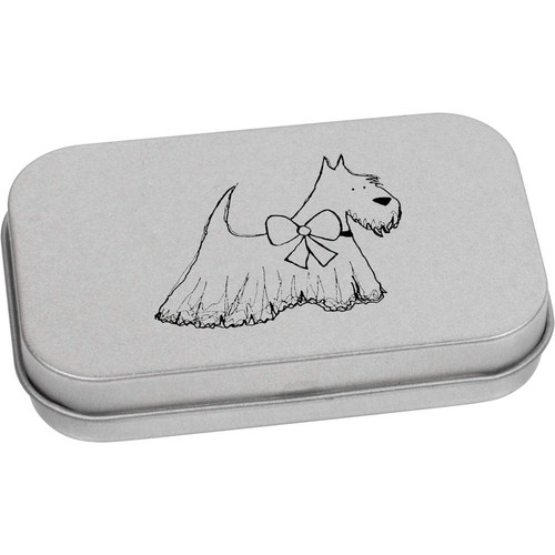 Scottie dog with bow - 'scottie, metal