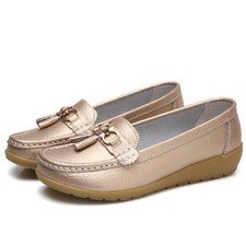 Ladies wide fit shoes - slip, on